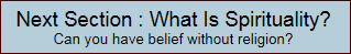 next section : what is spirituality